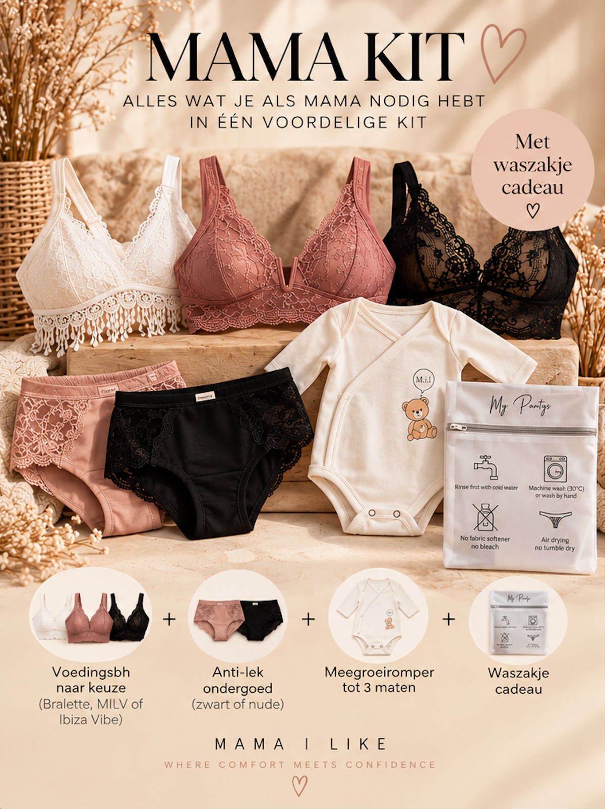 MAMA KIT 🤍 t.w.v €95,- nu voor maar €60,-