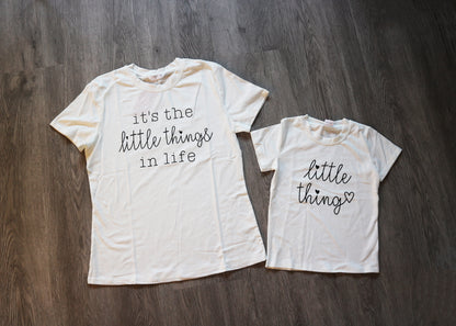 'Little things' - T-shirt’s mama en mini Mama I Like