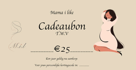 M.I.L cadeaubon Mama I Like